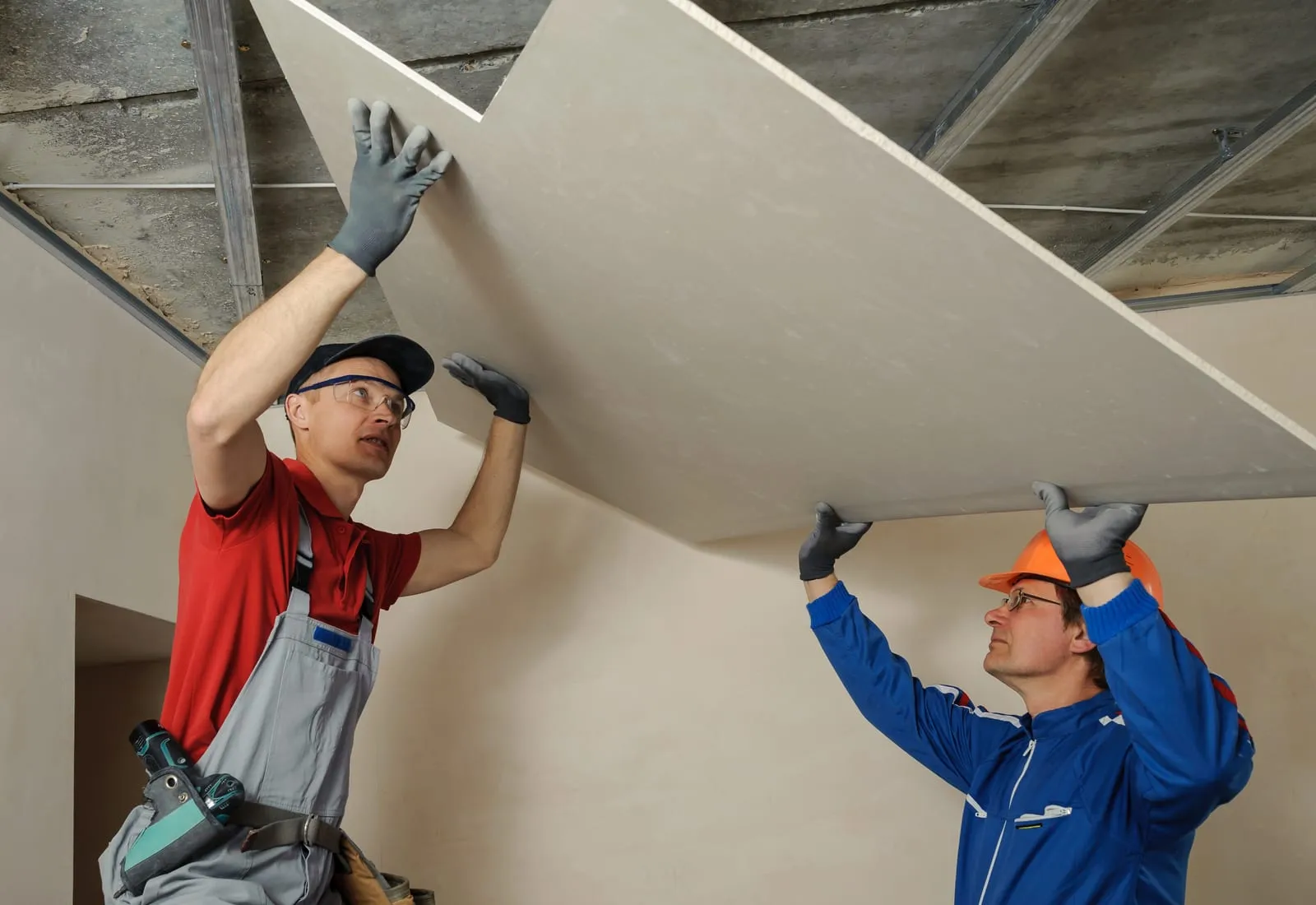 Drywall installation and finishing